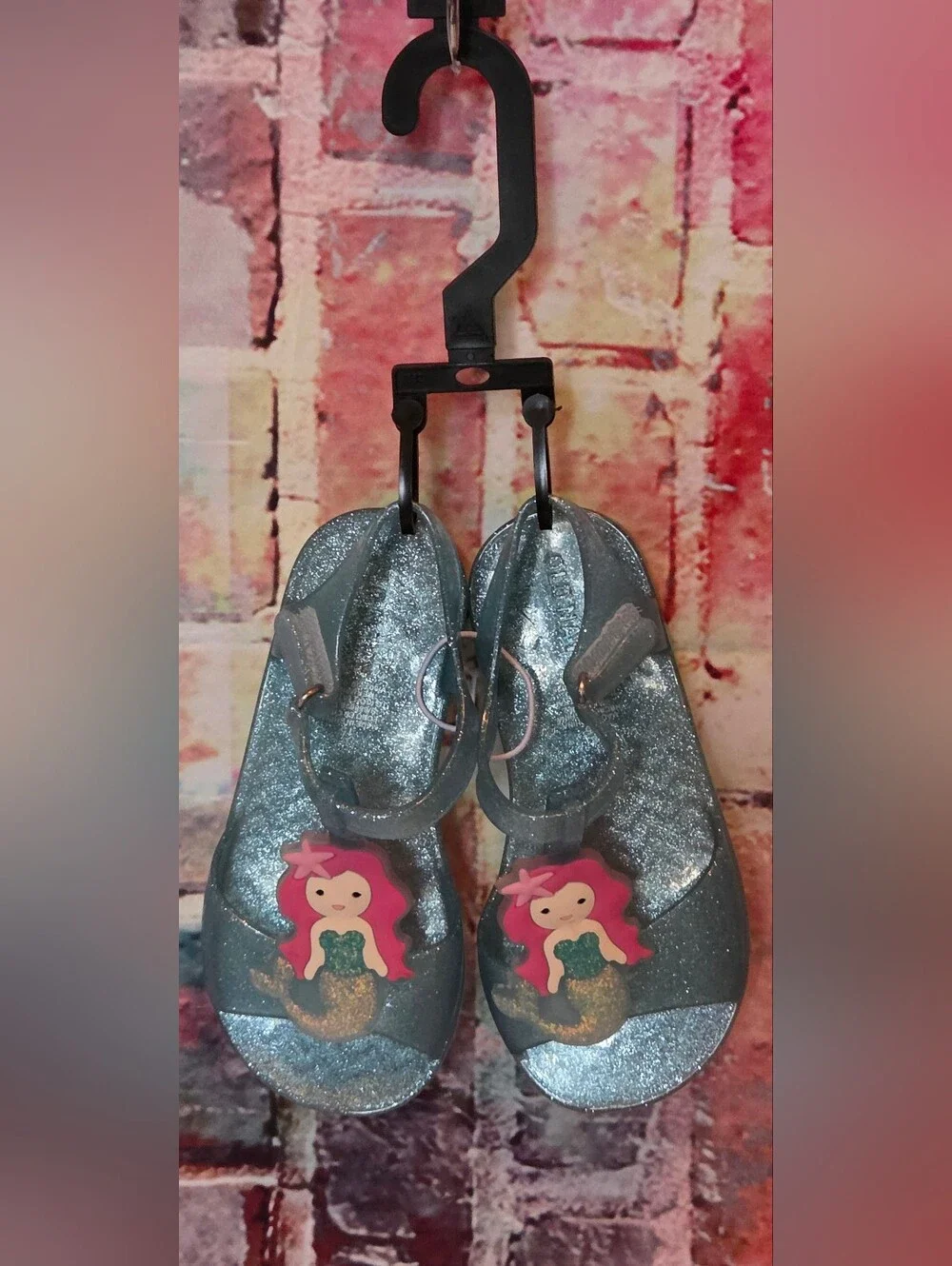 Sparkle Mermaid Jelly Sandals NWT